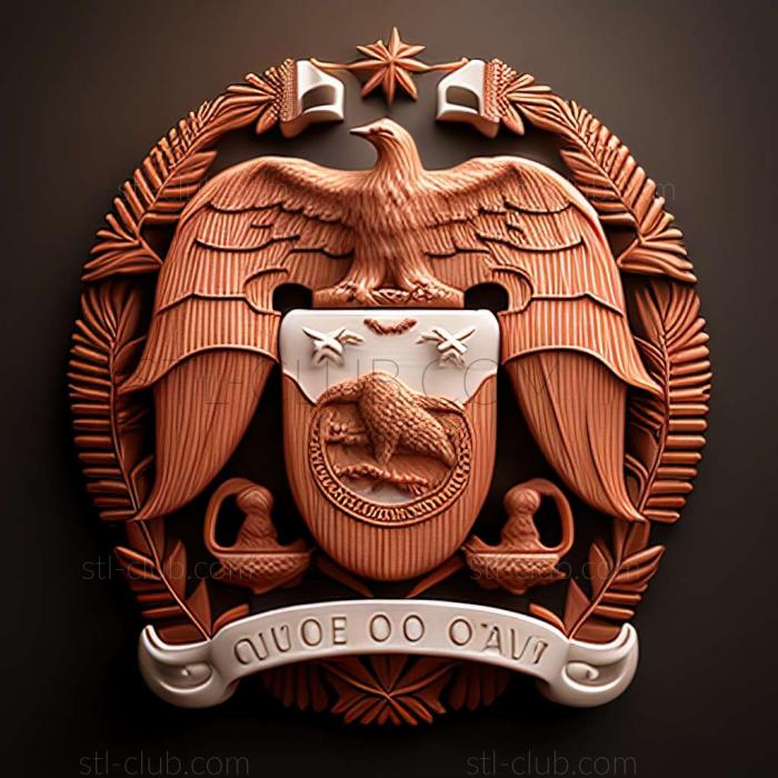 3D model Ivory Coa Republic of Cte dIvoireab (STL)